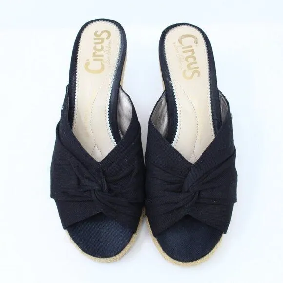 Circus by Sam Edelman Bea Espadrille‎ Wedge Black 8 - Image 3