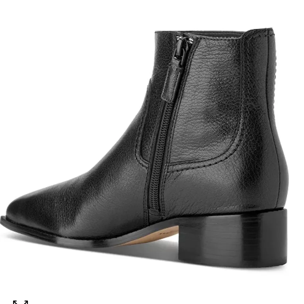 Cole Haan Women's Black Leather Booties Boots NAIA NEW Leather Size 5B Cushioned - Image 6