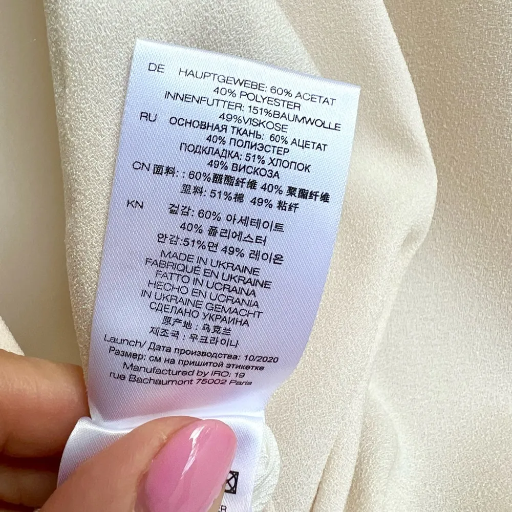 IRO  Paris Caspian cream jumpsuit FR 34 / US 2 - Image 14