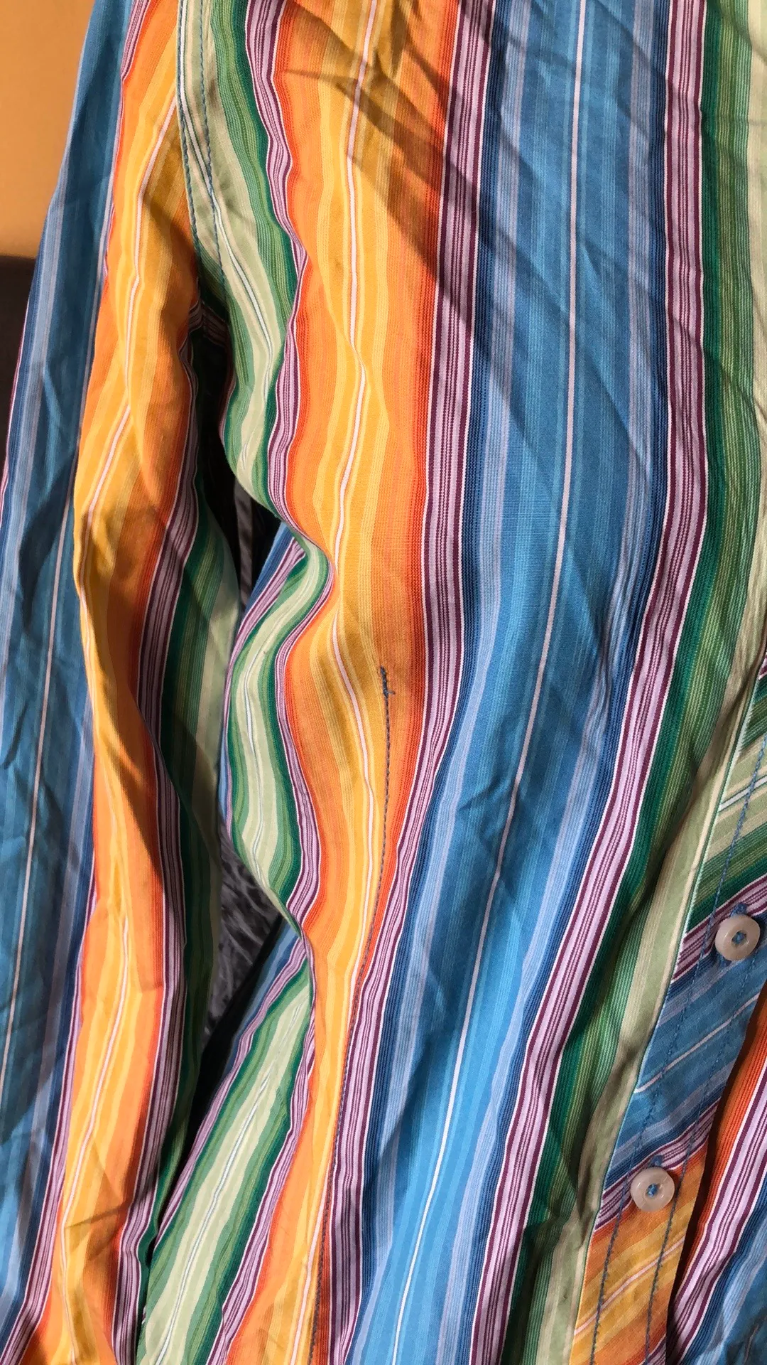 Colorful Button Down Shirt Size 8 - Image 5