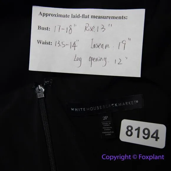 New! White House Black Market‎ Sleeveless Overlay Jumpsuit, 2P - Image 16