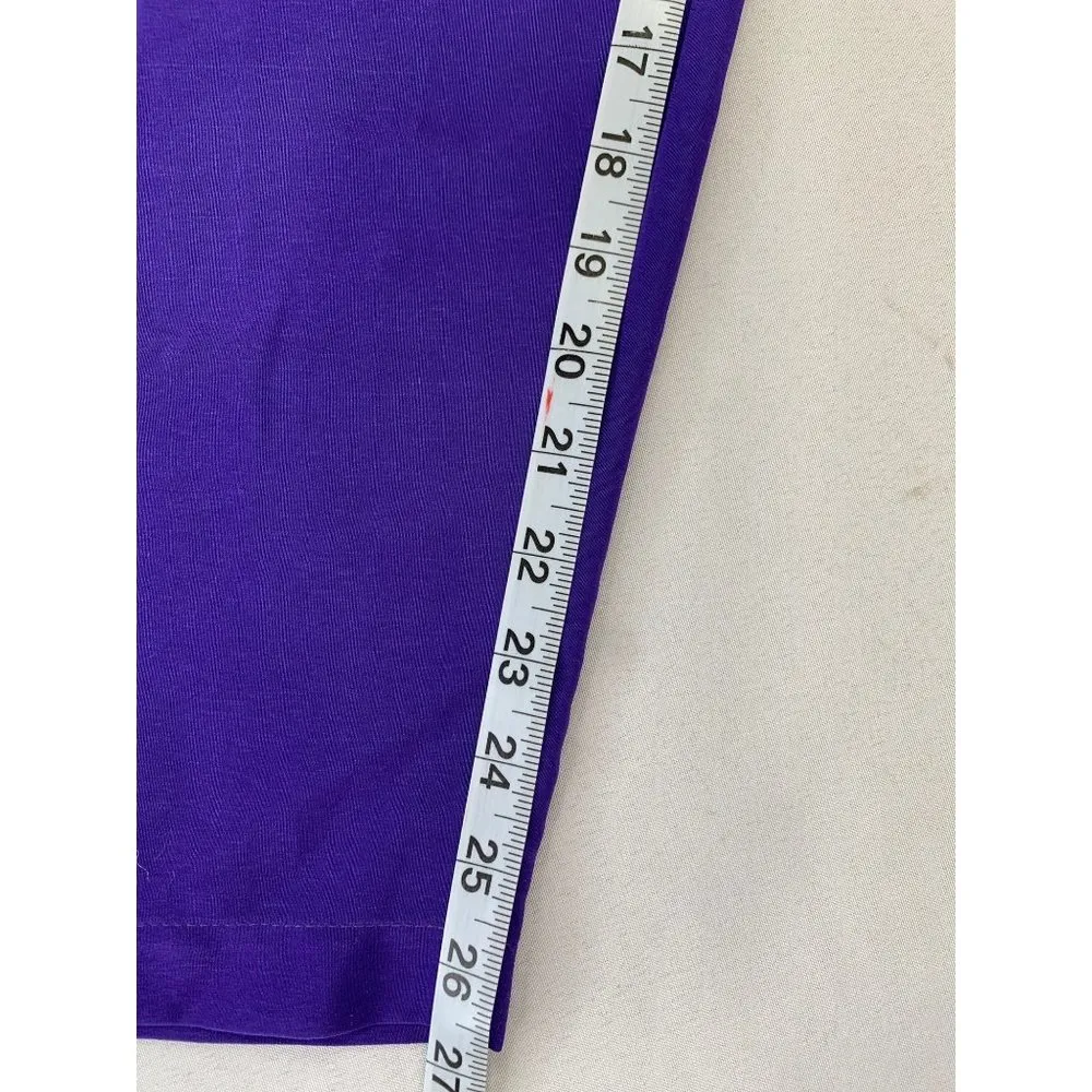 Kathie Lee Women's Deep Purple Pants - Image 5