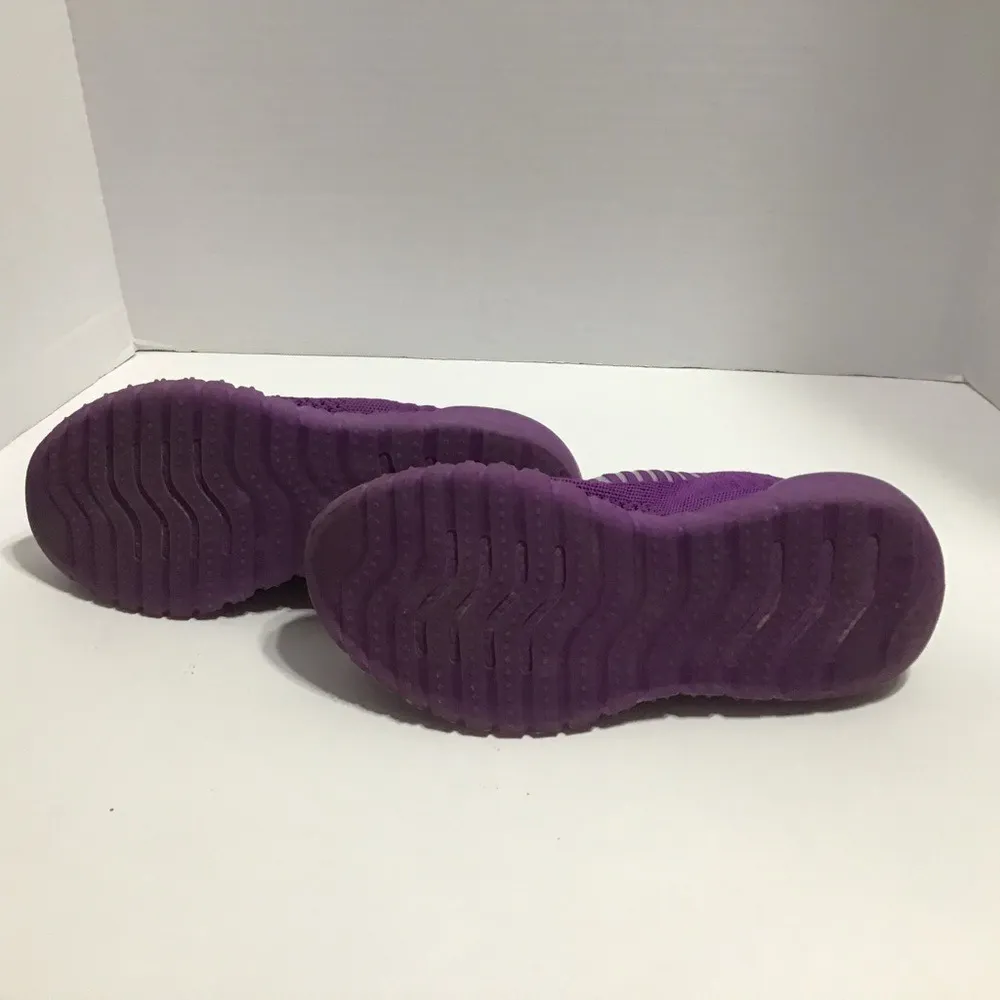 MOERDENG Women's/Men's Breathable Fashion Sneaker Running Walking Shoes Size 39 Purple - Image 6