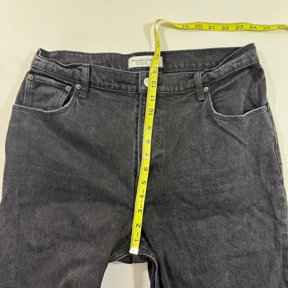 Abercrombie The 90s Straight Ultra High Rise Jeans Long Length - Image 5