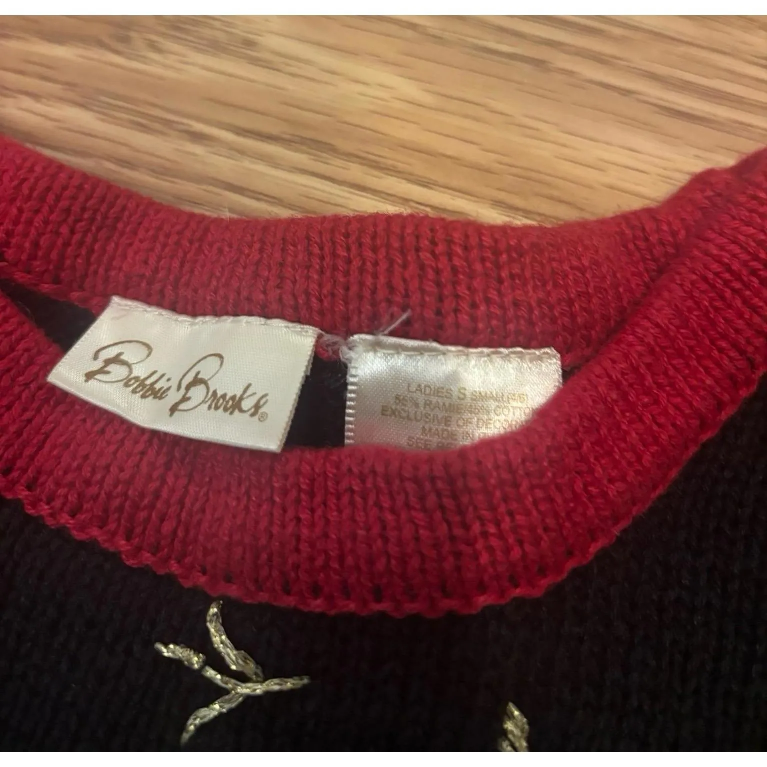 Ugly Christmas Sweater Size Small Black - Image 7