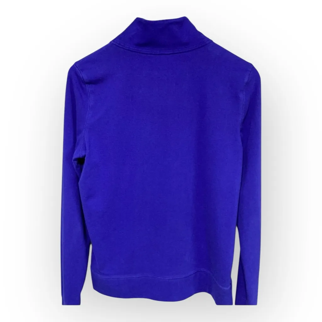 PINK Victoria’s Secret Purple 1/4 Zip Pullover Jacket Love Pink Size Medium - Image 3