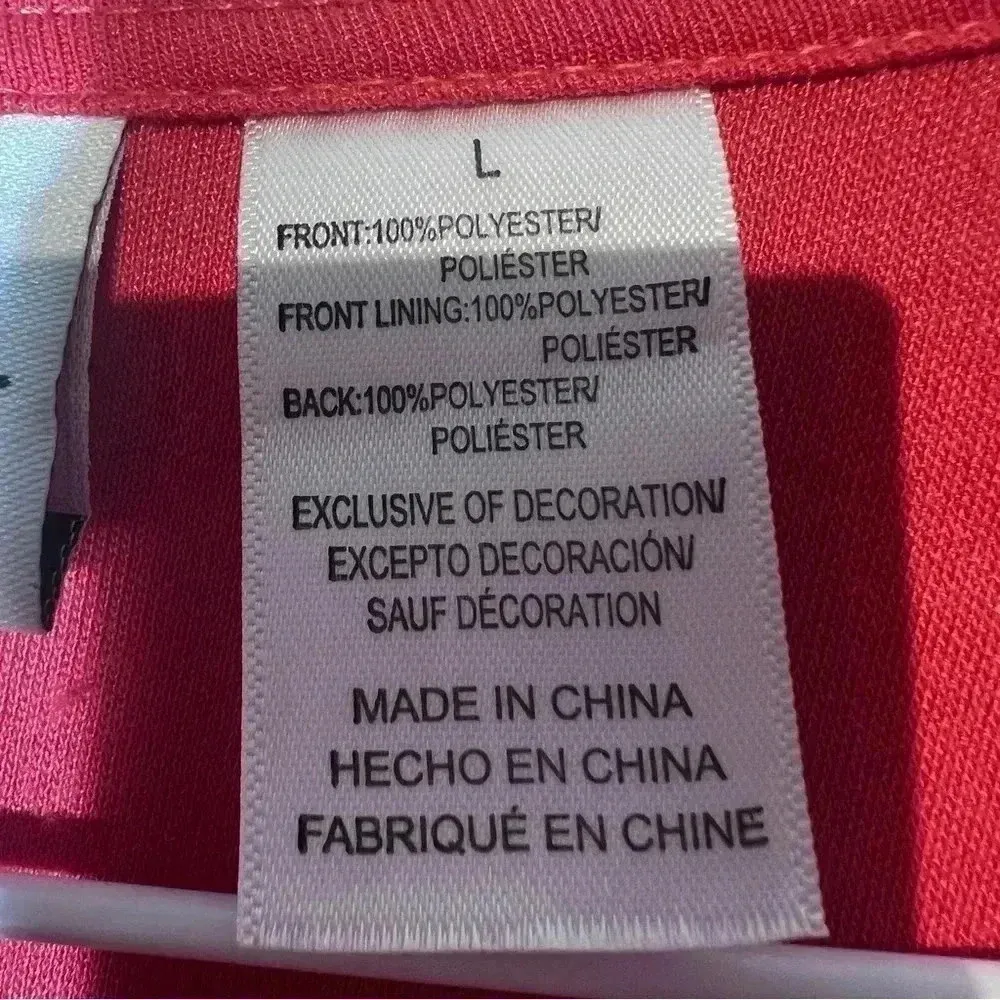 Alfred Dunner tops women's harvest fall orange chevron short sleeve knit size L - Image 7