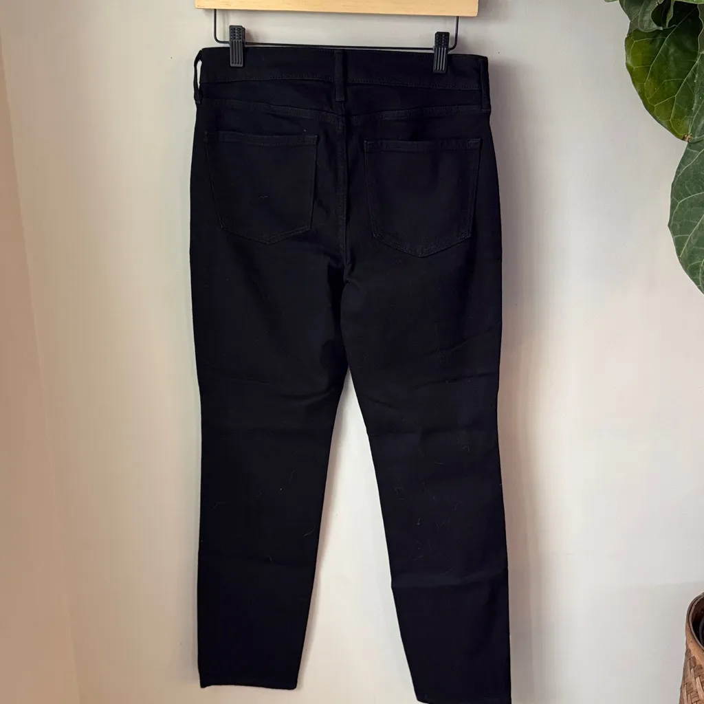 Old Navy Black High Rise Wow Straight Denim Jeans - Image 3
