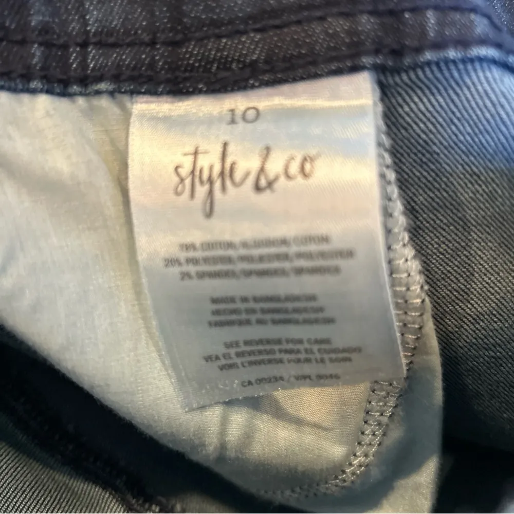 NWT Style & Co Women’s Long Denim Skirt Sz 10 - Image 5