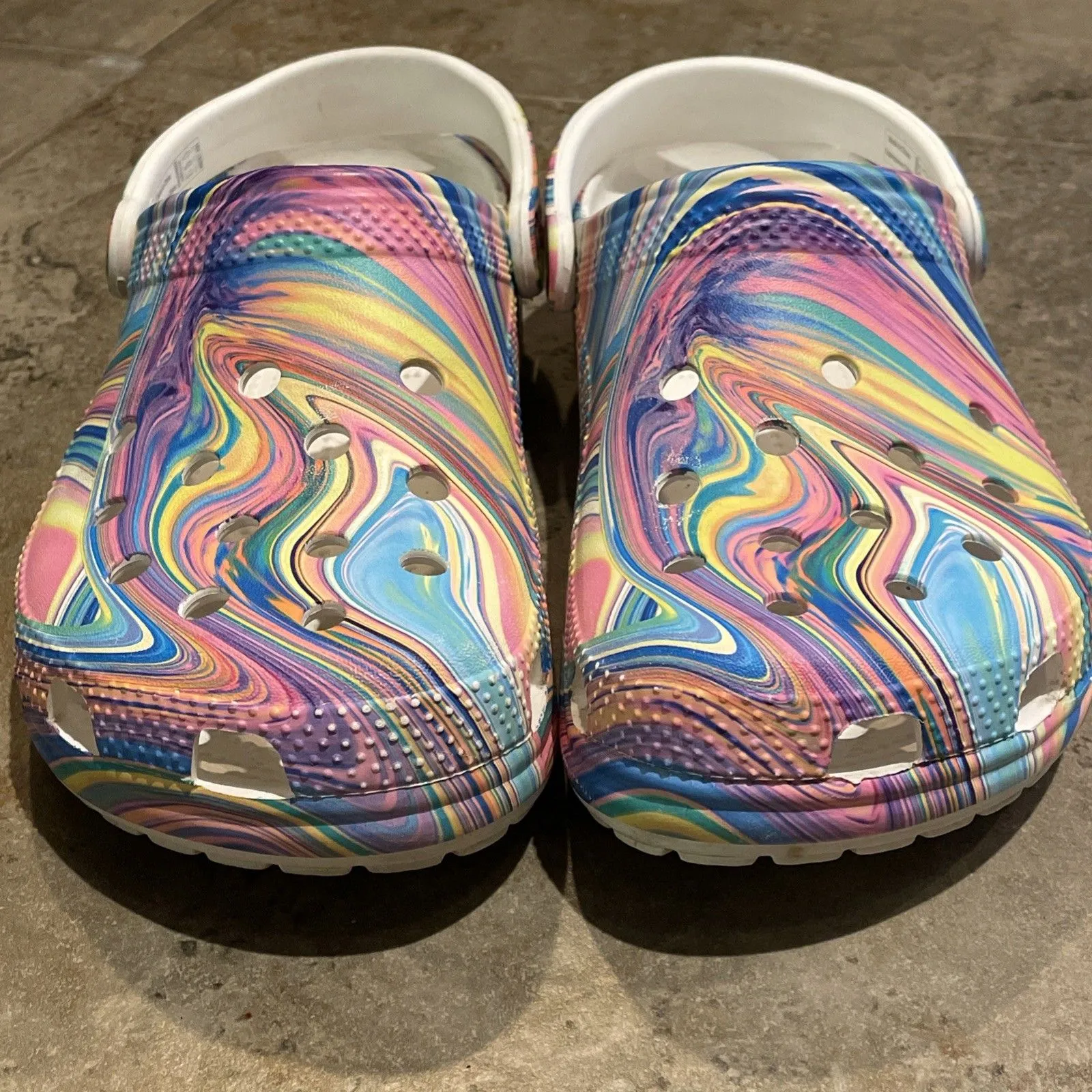 Crocs Out of this World Classic Clog Shoe Unisex M8 W10 Multicolor Comfort - Image 3