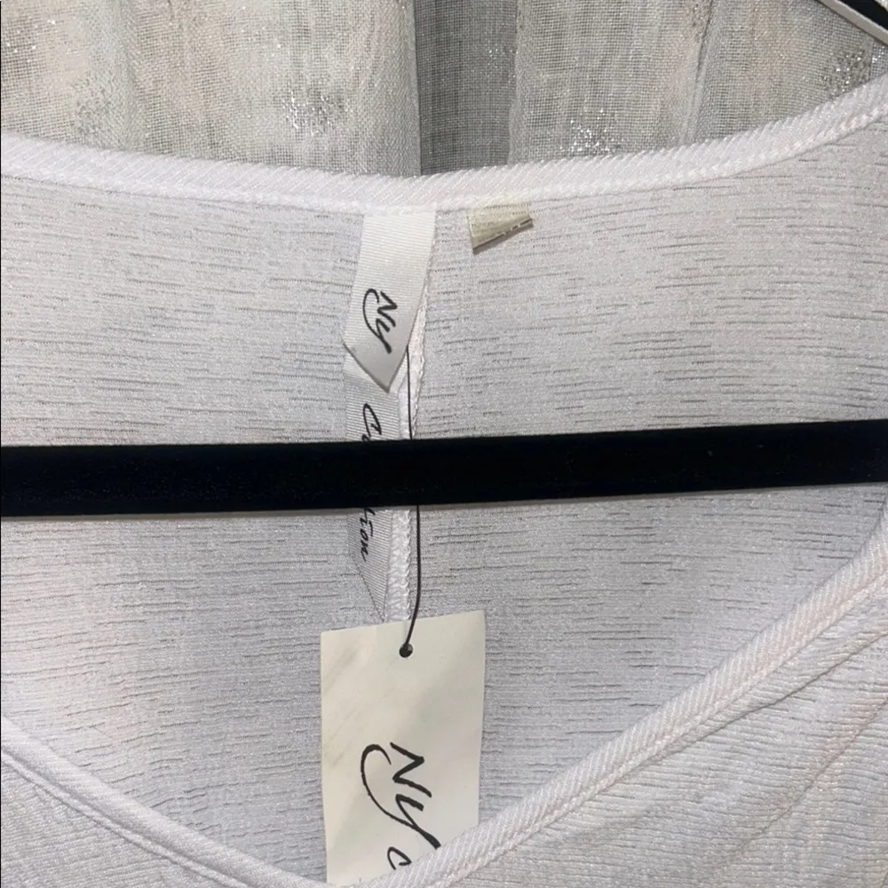 Ny Collection NWT  Size L V-Neck Boho Top - Image 5