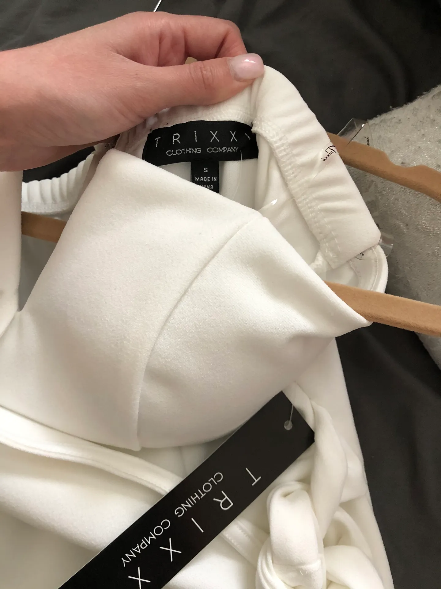 Trixxi White Tie Dress - Image 3