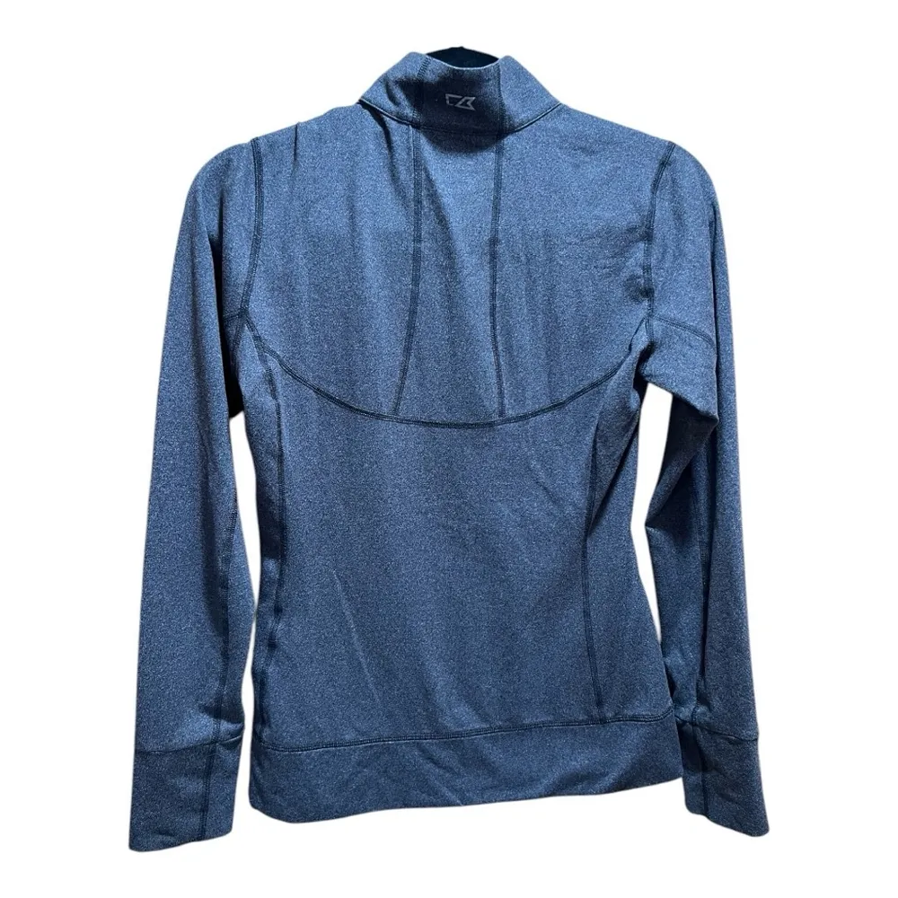 Women's XS Green Bay Packers Cutter & Buck CB DryTec Jacket Gray - Image 2