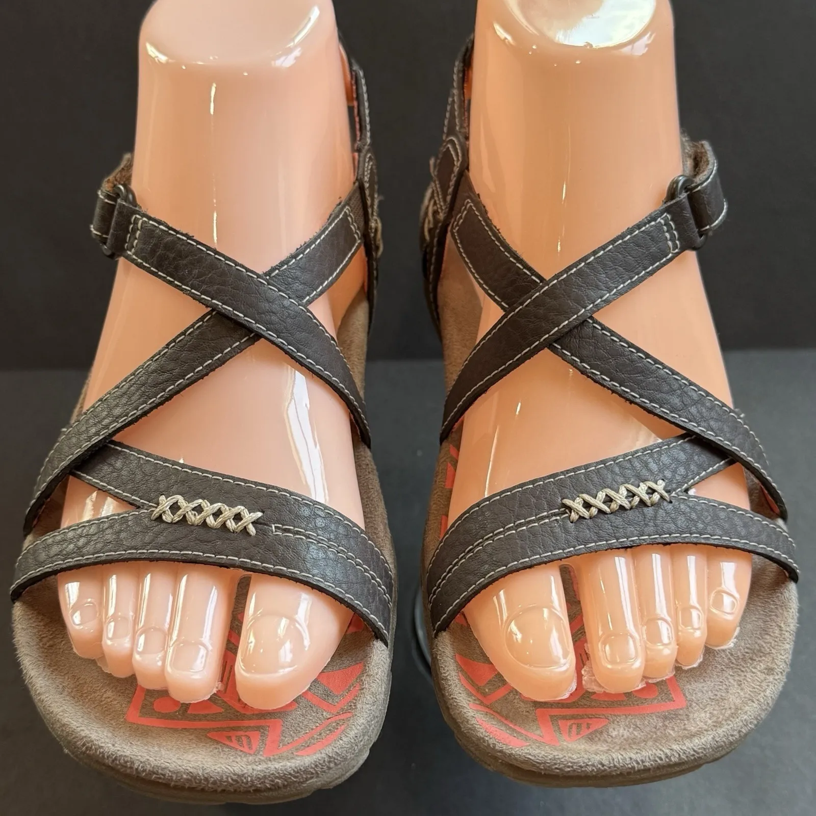 Merrell Leather Sandal Shoes Women US 5 EU 36 Sandspur Ankle Strap Brown Hiking - Image 3