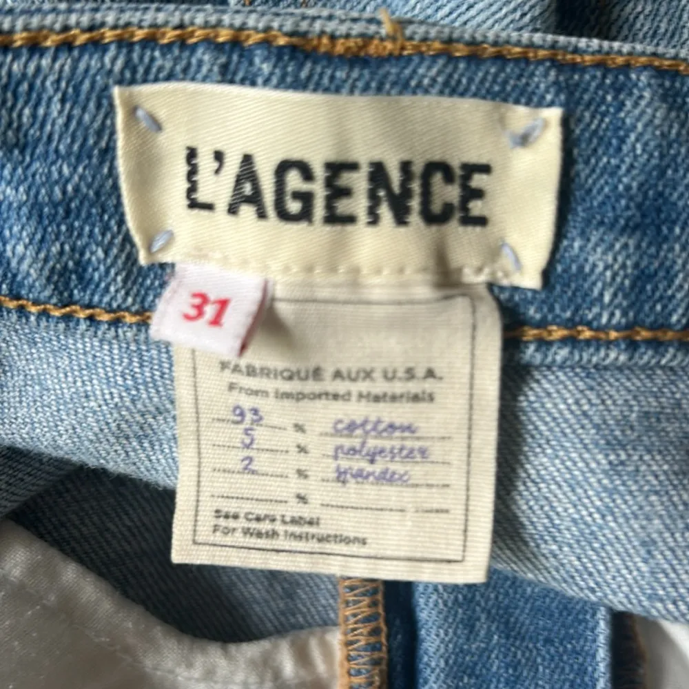 L’Agence Destruction High Line High Rise Skinny Desert Light Jeans Size 31 - Image 13