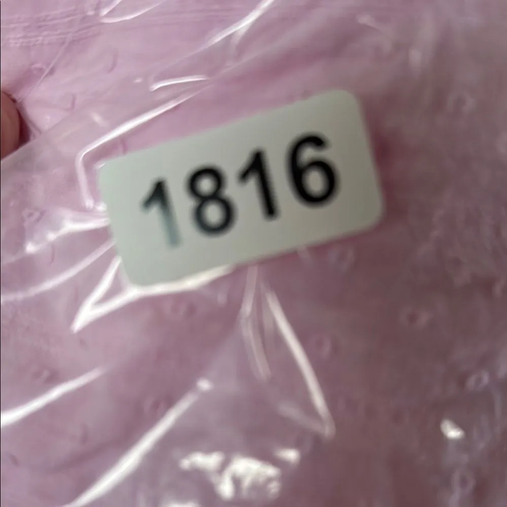 Talbots  Pink Long Sleeve Button Down Blouse - Image 4