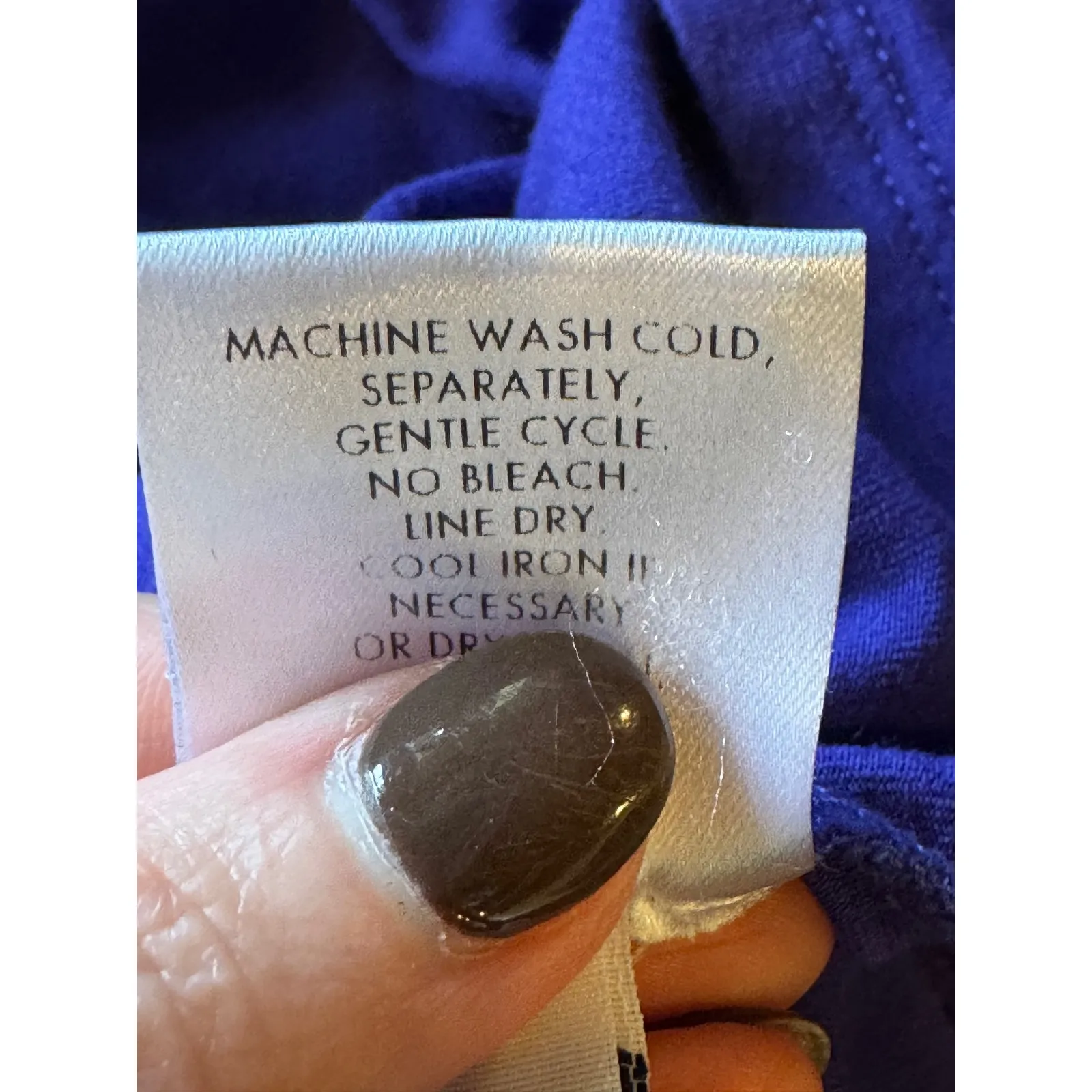 Eileen Fisher Dress Women Large Purple Long Sleeve Shift Mini‎ Preppy Mature - Image 9