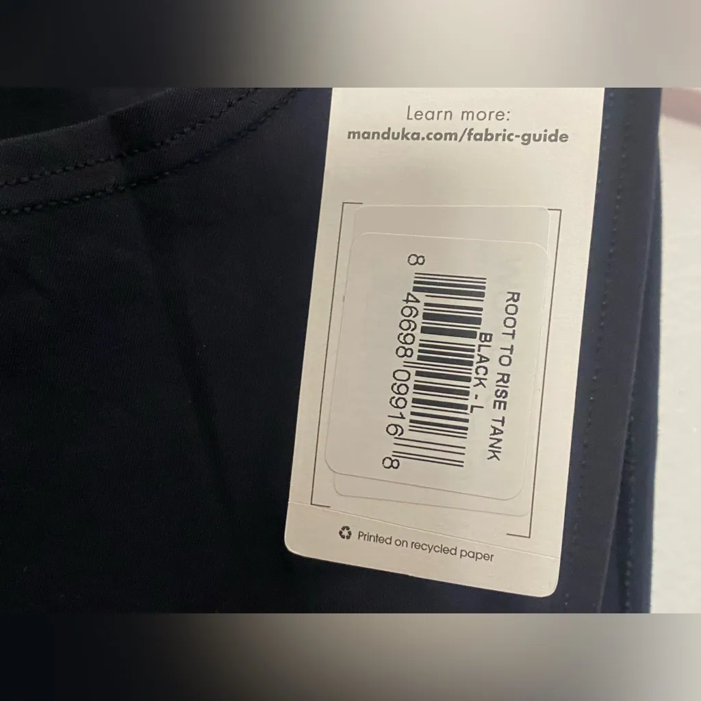 NWT Manduka Root To Rise Tank | Size: Large - Image 5