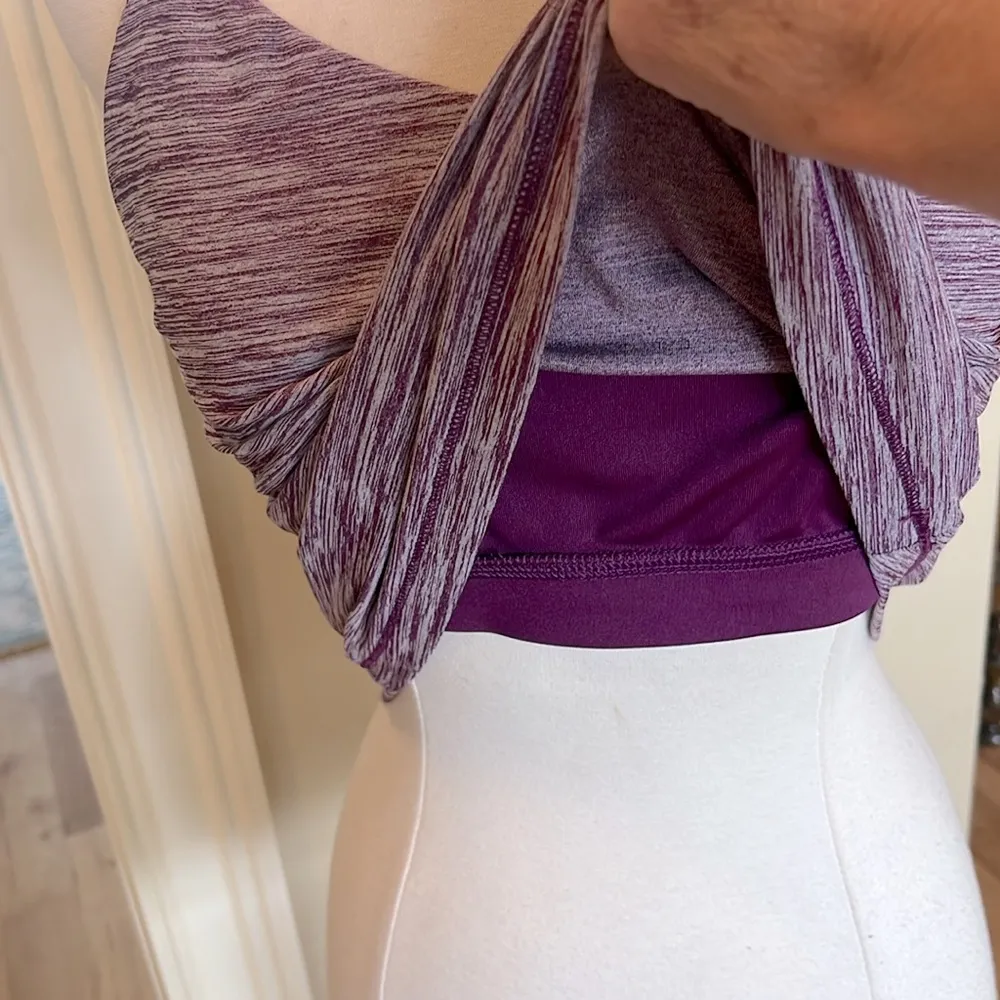 Purple Performance Tank with Bra Shelf Size undefined - Image 5