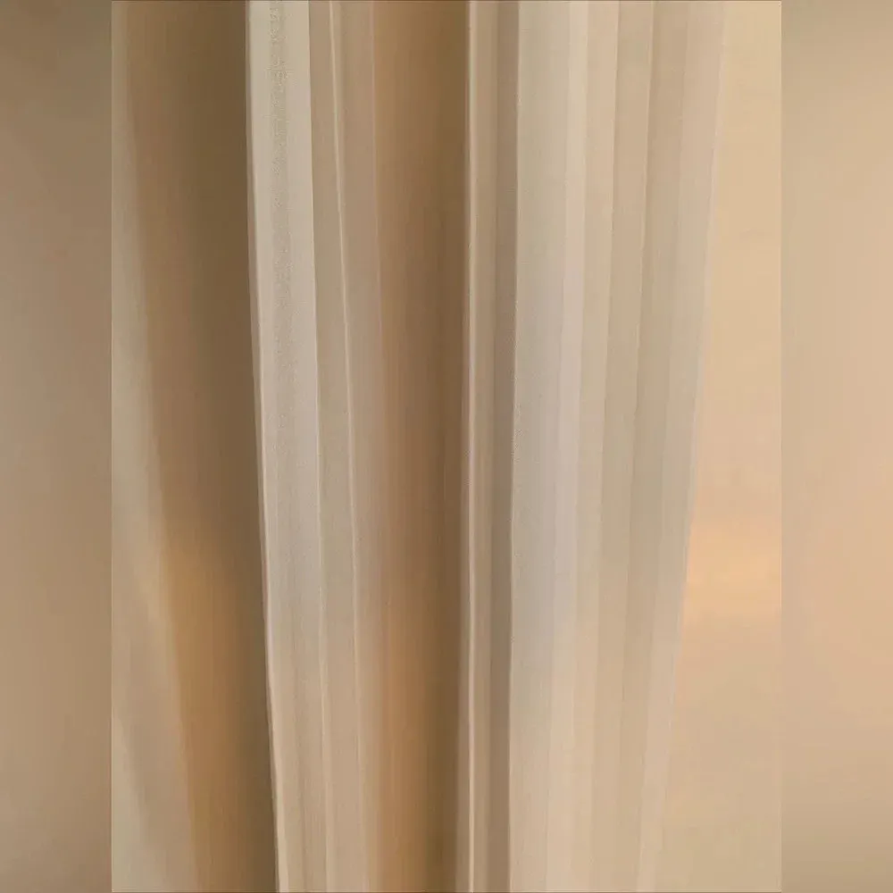 Cynthia Steffe Eden Sleeveless Cream Pleated Maxi Gown Size 4 - NWT‎ - Image 9