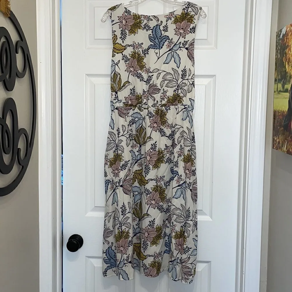 Rachel Zoe Pastel Floral Sleeveless Midi Dress - Image 10