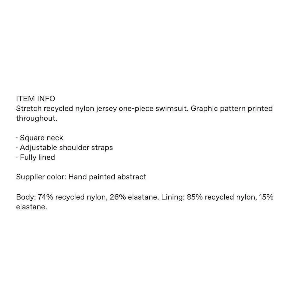 NWOT Nanushka Soline Animal Print One Piece Swimsuit Tan Size XS - Image 7