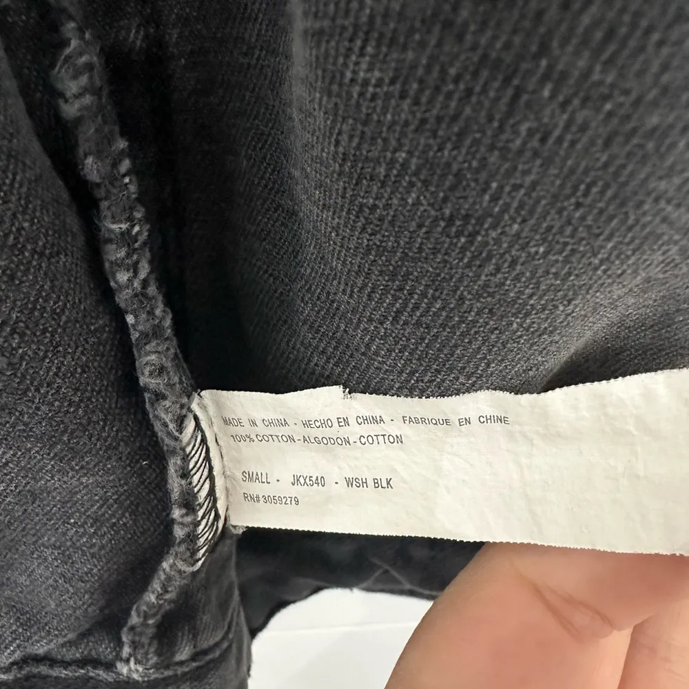 Black Denim Jacket - Image 2