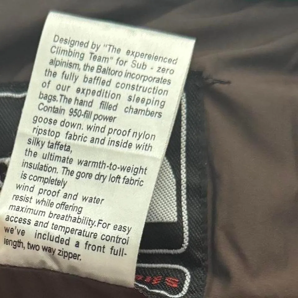 The North Face Summit Series 900 Goose Down Jacket Black Womens Men's Small/Med - Image 3