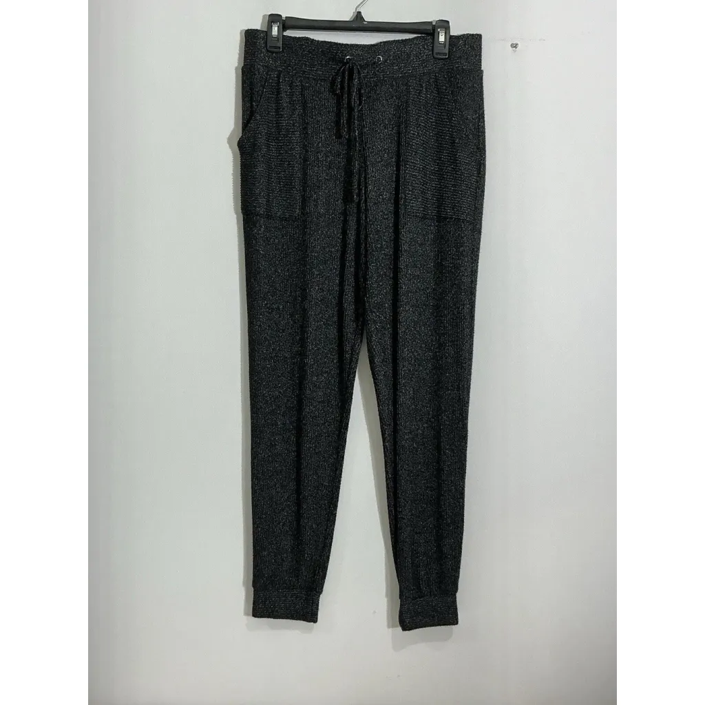 Womans So Loose Fit Black Active Pants Large - Image 2