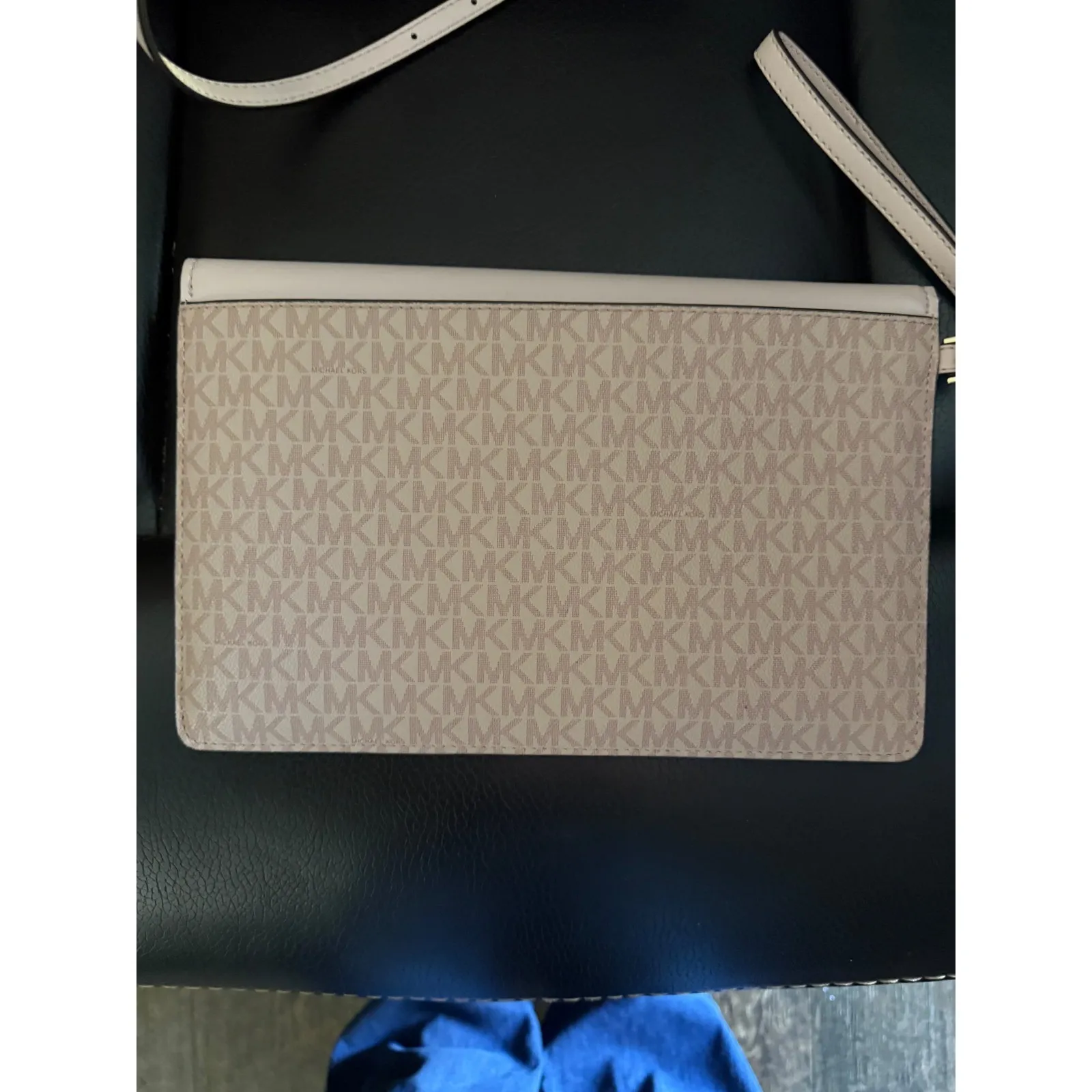 Michael Kors MK Maisie‎ Large Pebbled Leather 3-in-1 Tote Bag Dark Powder Blush - Image 16