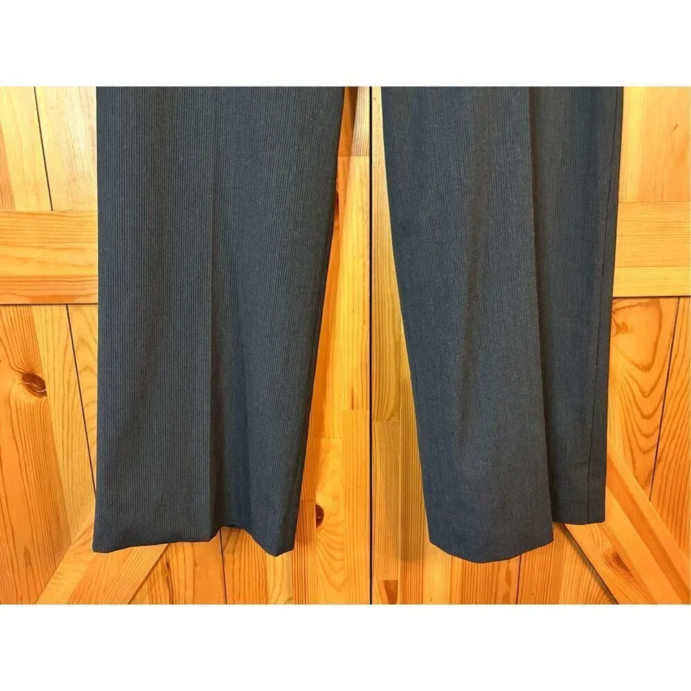 The Limited Pants Women Size 10 Cassidy Fit Gray Striped Classic Office Wear (81 - Image 2