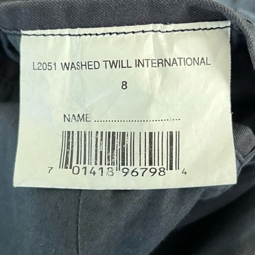 Barbour Utility Jacket Belted Gray Navy L2051 US4 - Image 6