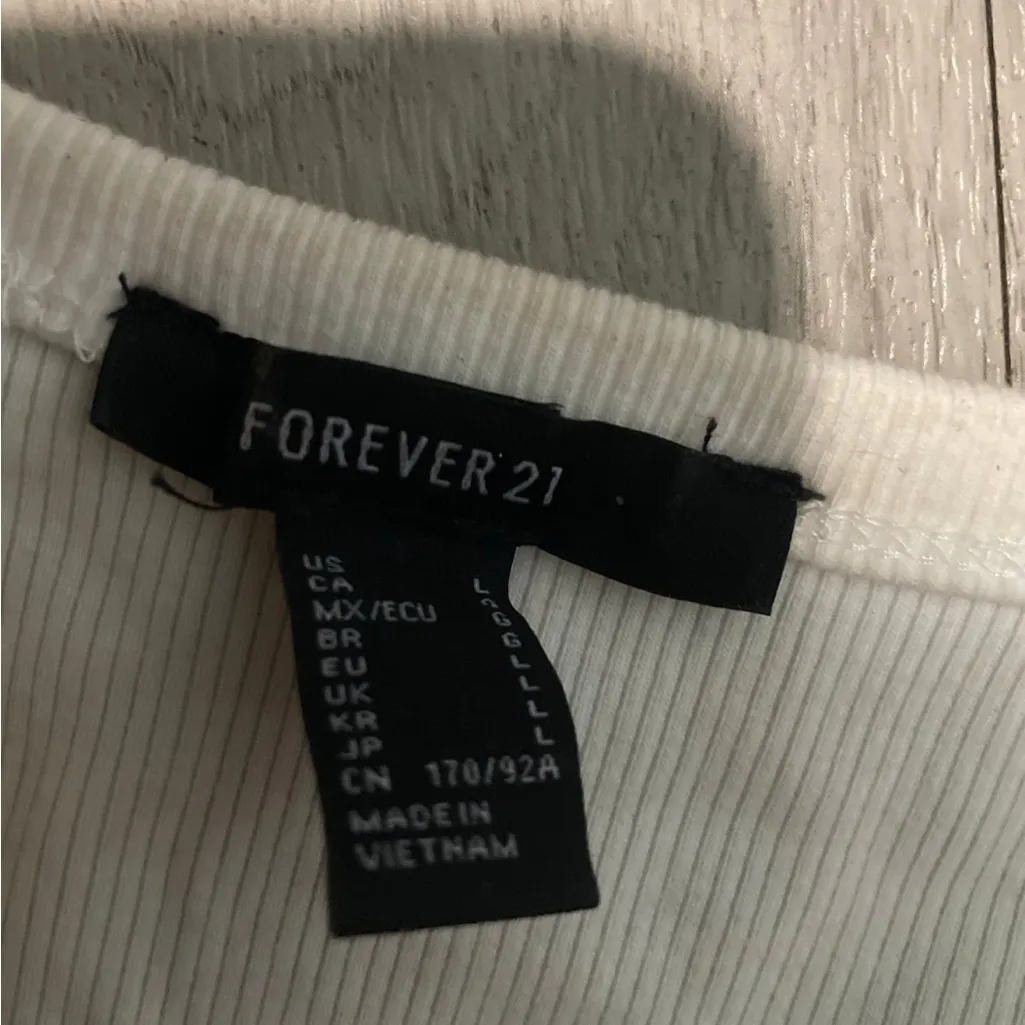 Forever 21 White Mini Dress - Image 2