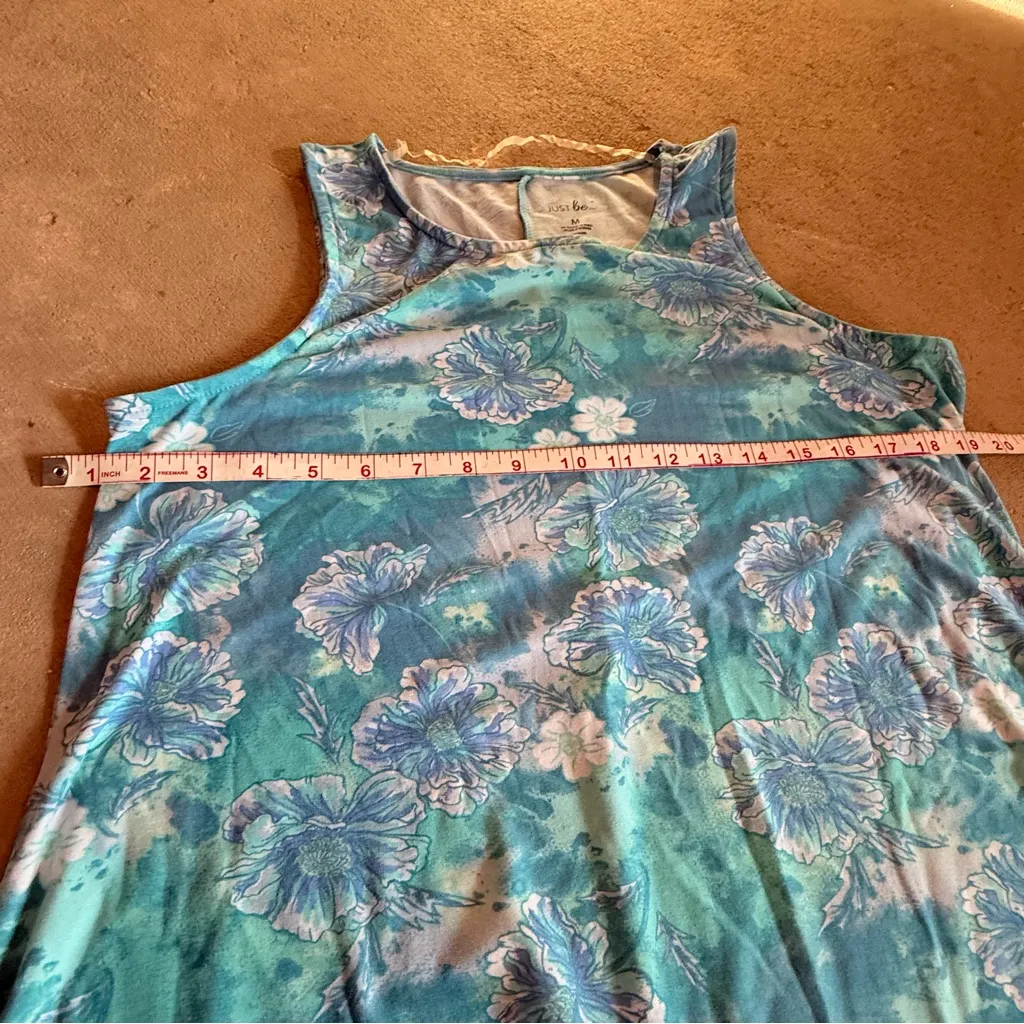 Just Be Blue Floral Mini Dress - Image 11