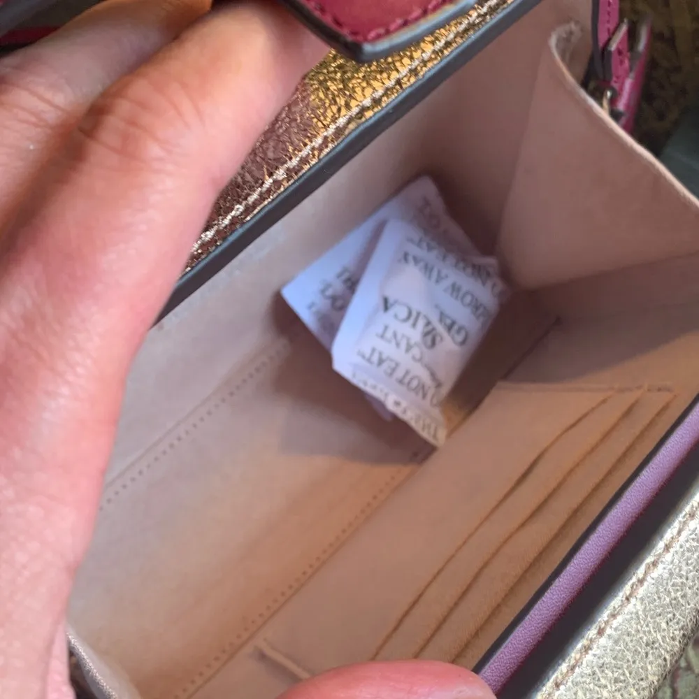 Authentic KATE SPADE Leather gift wrap magnetic snap Crosby/Satchel - Image 10