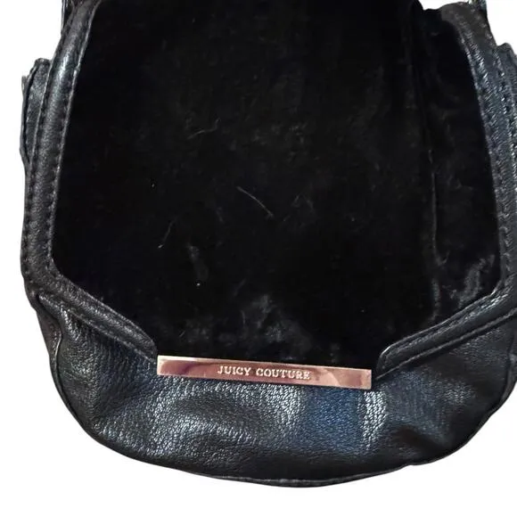 Juicy Couture Vintager Art Deco style midi crossbody black 90's Y2K - Image 2