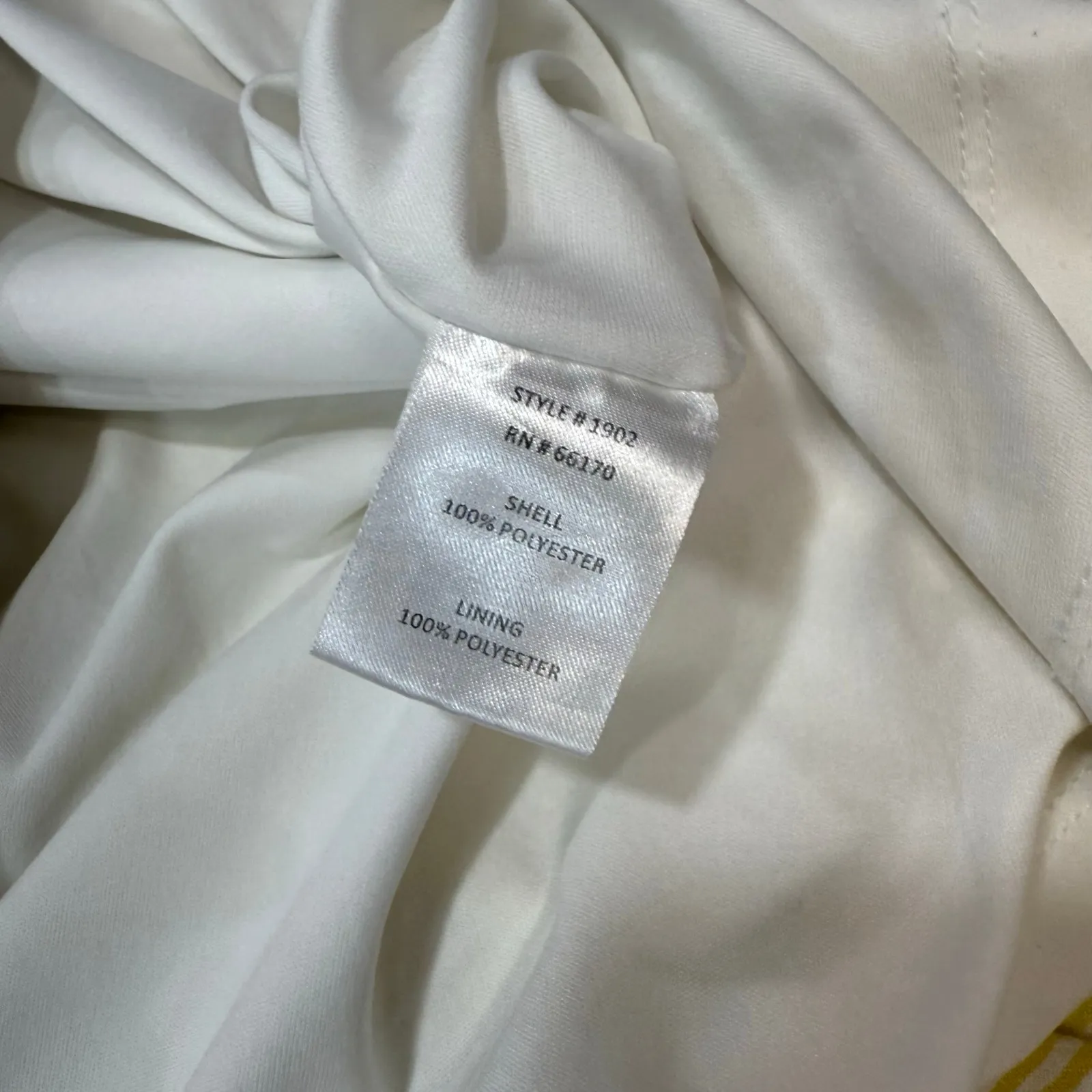 Slate & Willow Seersucker V-Neck yellow fit and flare Dress Size 8 - Image 6