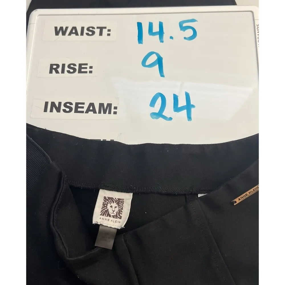 Anne Klein Black Ponte Pant Size 6 Petite - Image 4