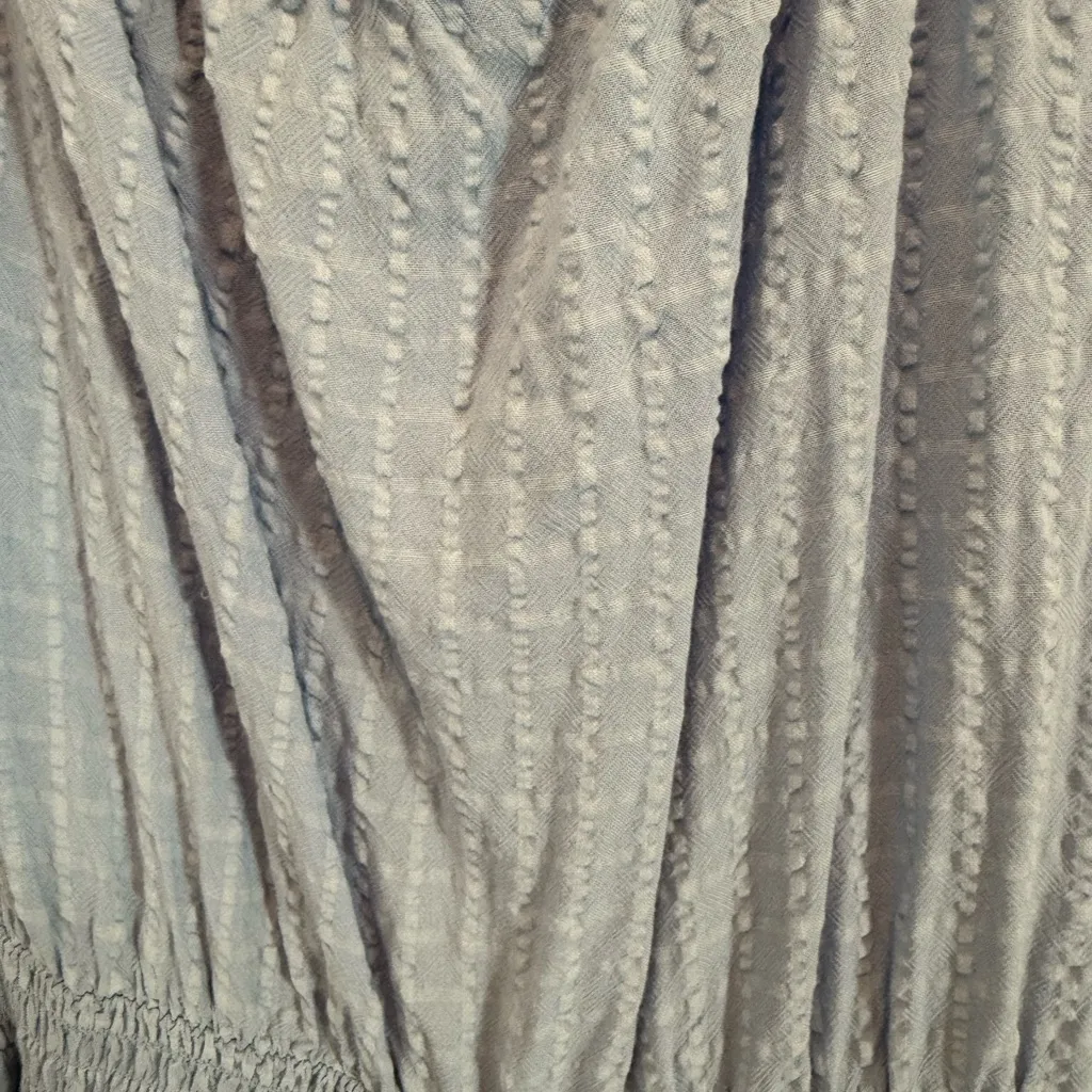 Universal Thread Blue Poplin Size Medium Wide Leg Jumpsuit Romper Woman’s - Image 7