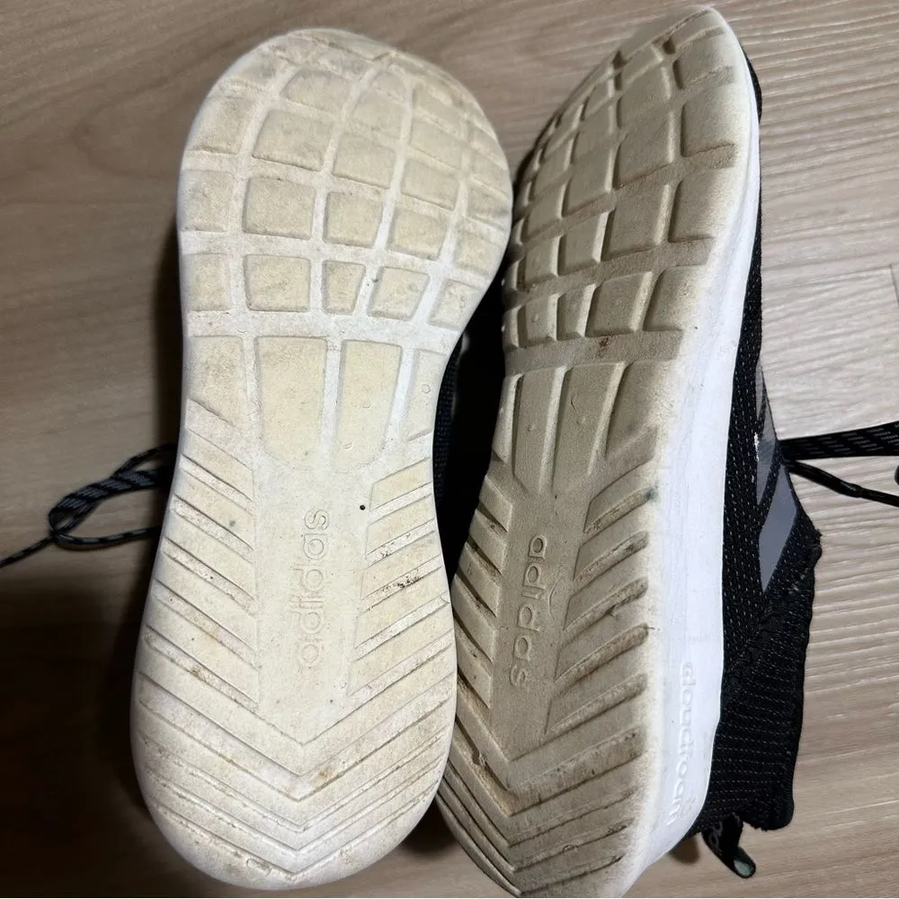 adidas Black cloudfoam Lightweight Walking Sneakers Size  7. 5 130091671‎ - Image 10