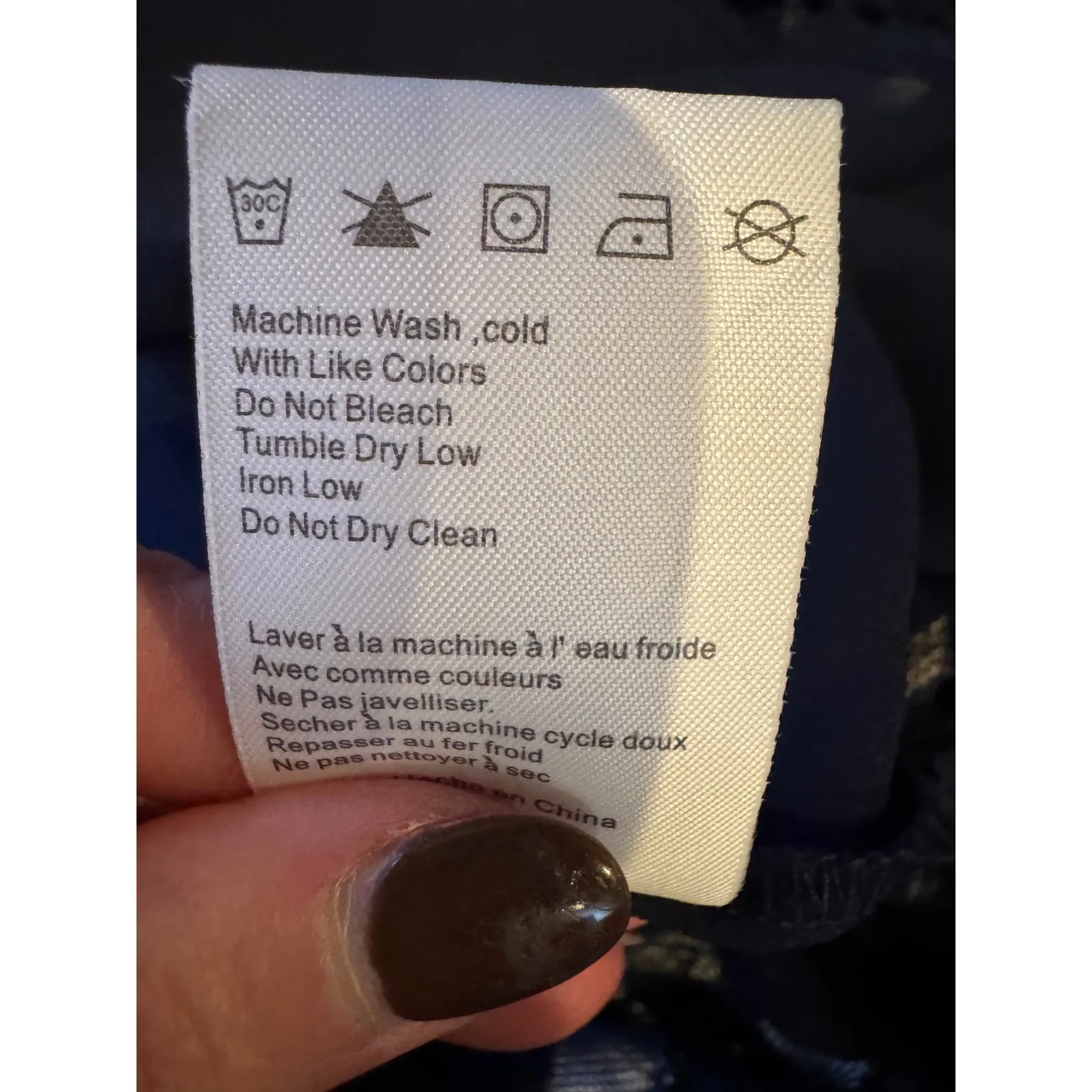 Foxiedox Dress Women Medium Blue Silver Lace Bravo Zulu Midi Party Cocktail - Image 14