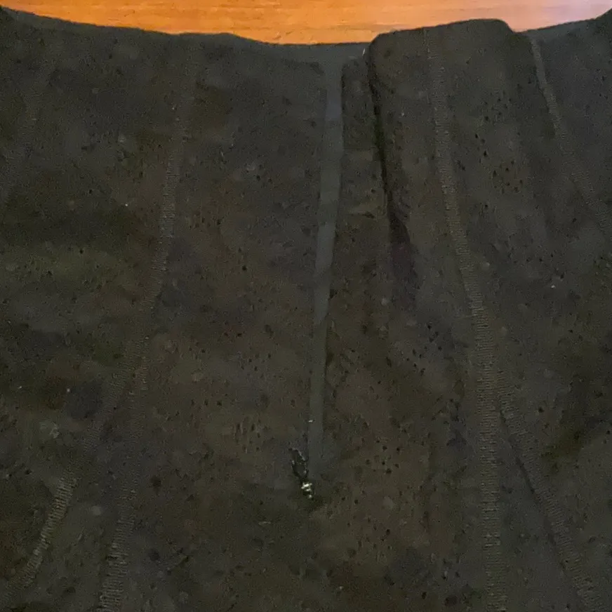 Vintage Nanette Lepore Black Lace Cotton Skirt Sz. 0 (Whimsigoth, Witchy, Goth) - Image 4