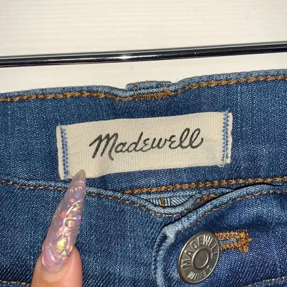 Madewell Cali Demi Boot Chewed Hem Jeans - Image 6