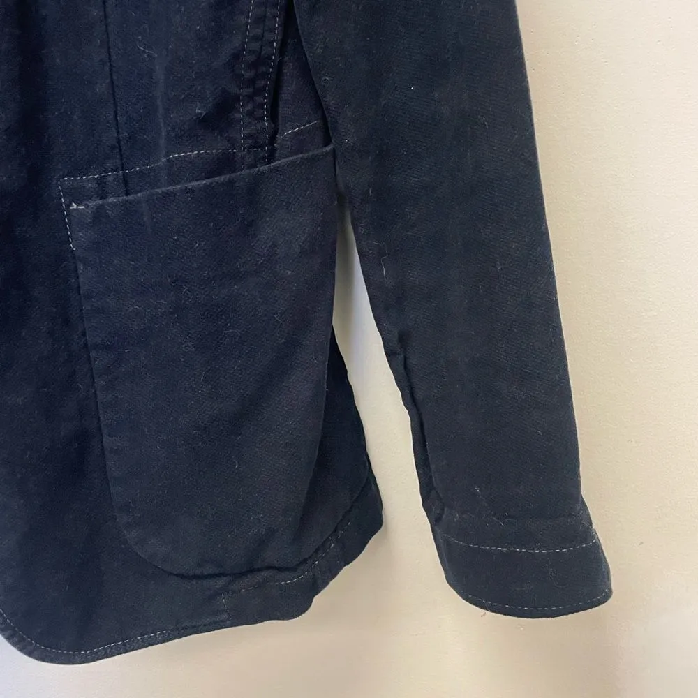 Womens United Colors of Benetton Navy Double Breast Blazer - Image 2