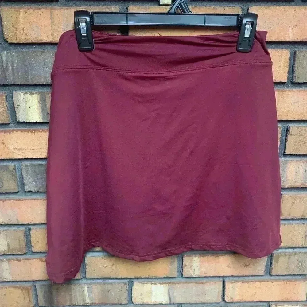 Women’s Ekouaer Maroon Skirt Red Size L - Image 2