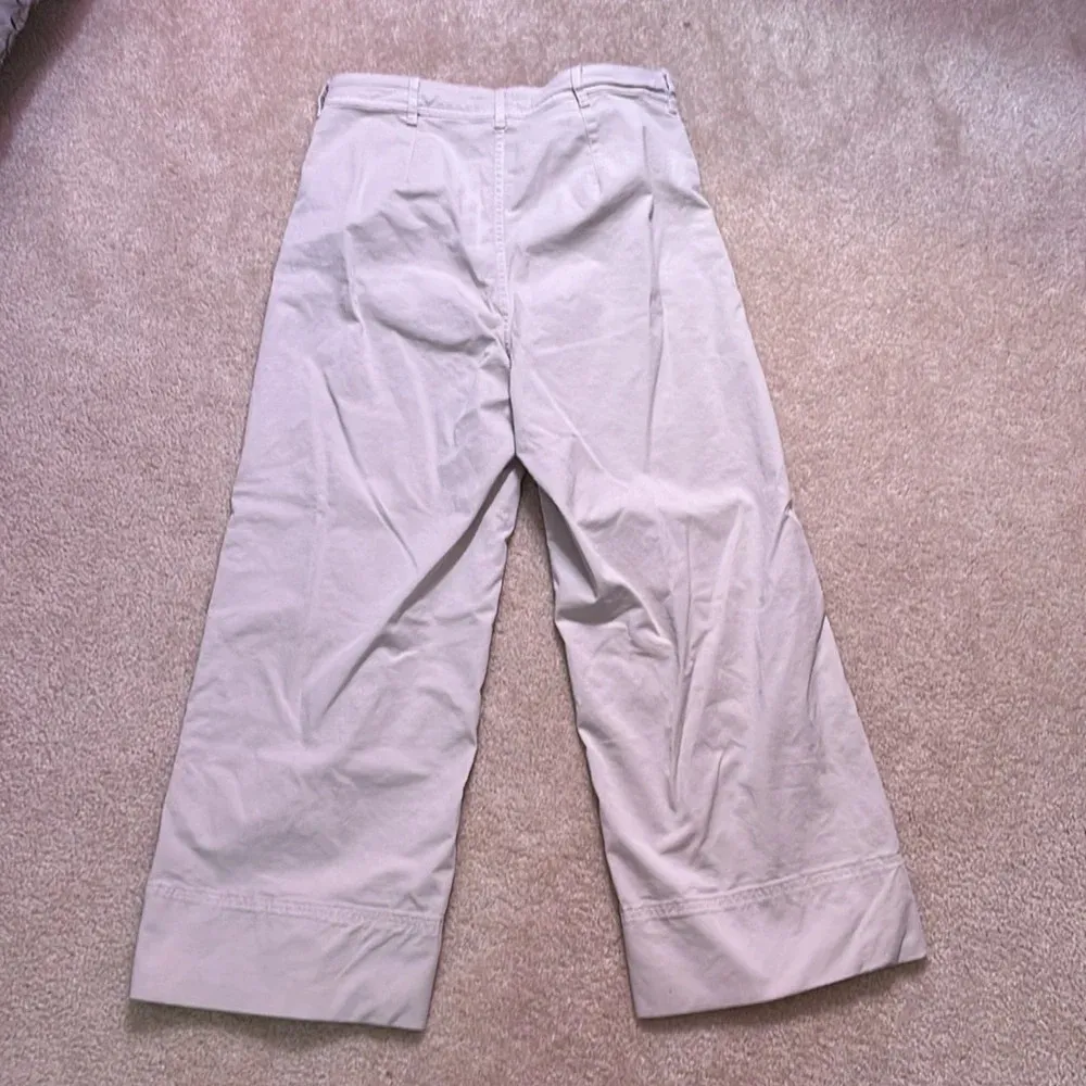 Everlane wide legged cropped chinos - Image 4