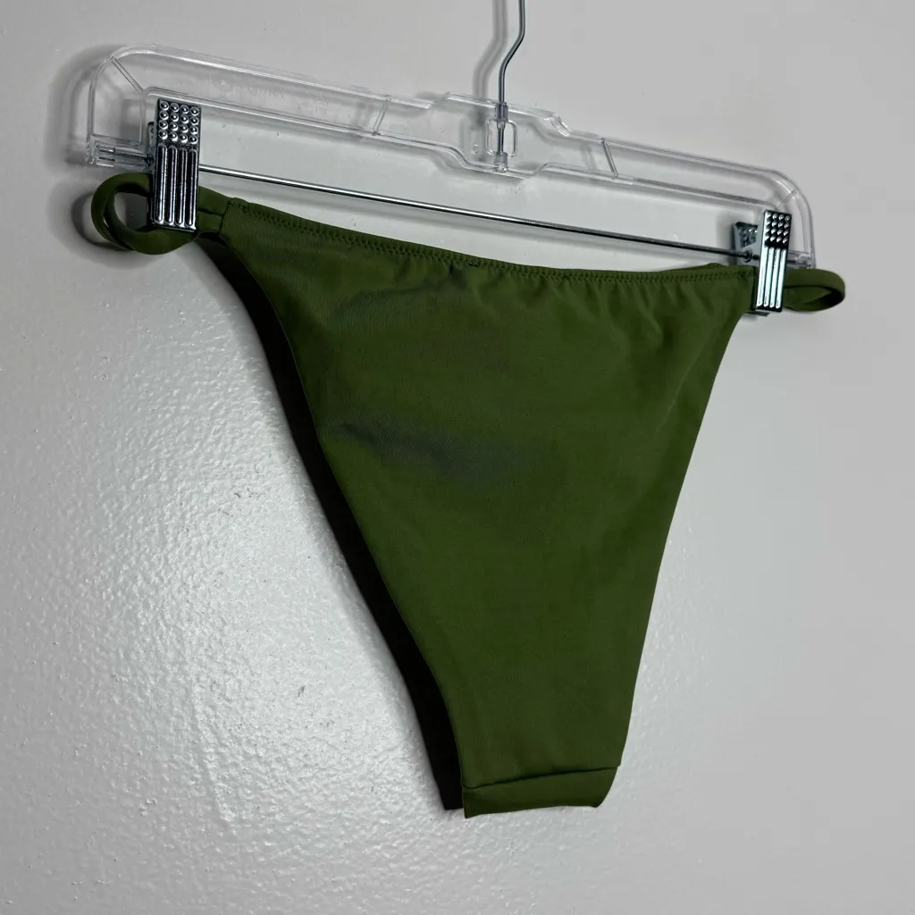 NWT Zara‎ Green Bikini Bottom Year 2025 Size Medium - Image 6