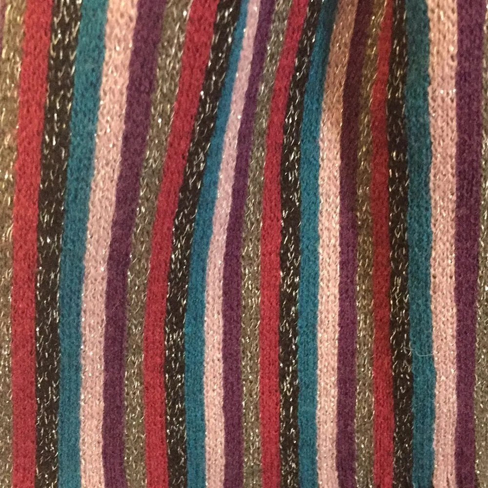 Glitter striped knit scarf - Image 2