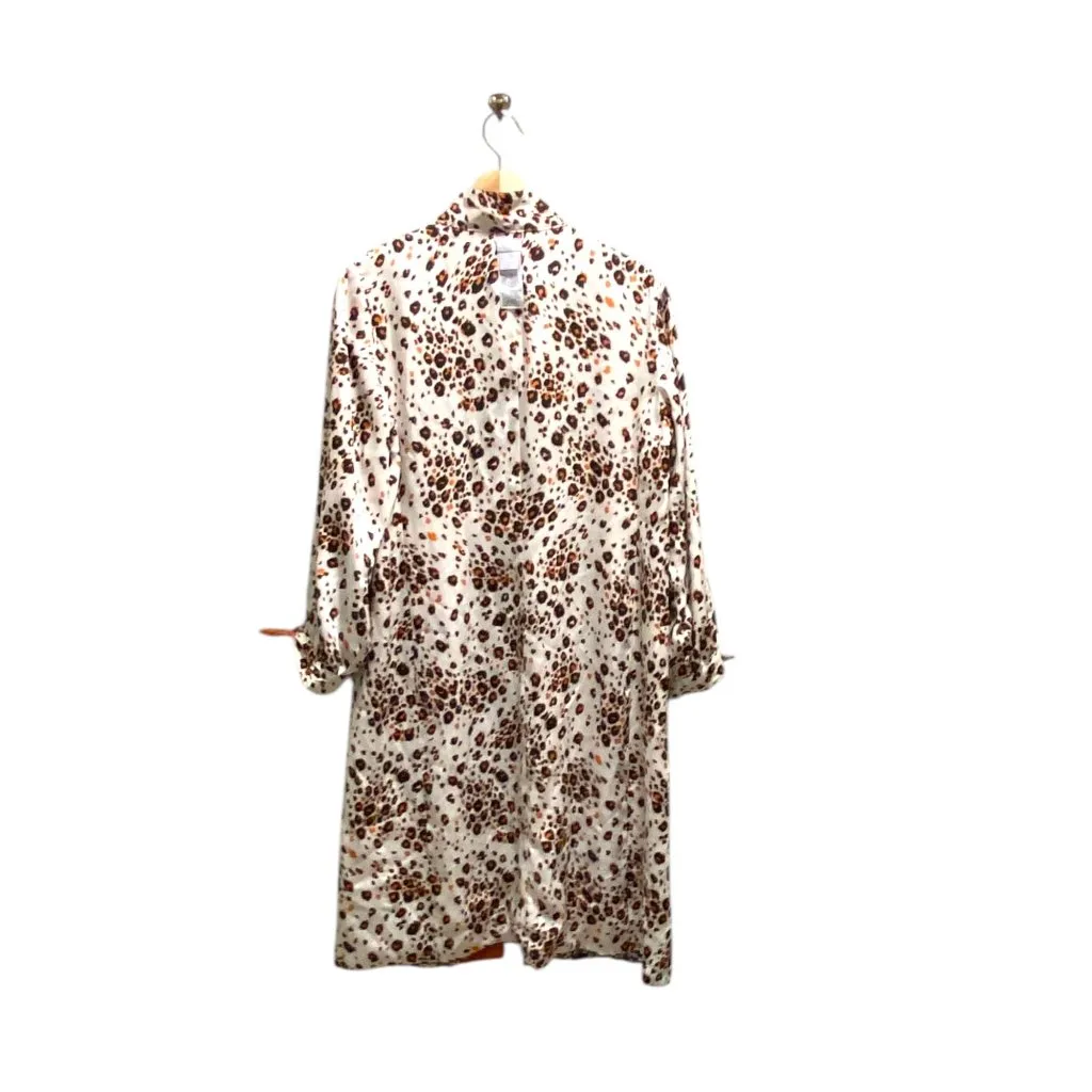 Chicos Reversible Kimono Cardigan Orange Size 1 (M) - Image 13