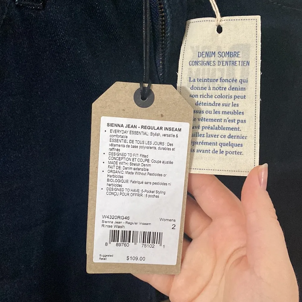 Prana deep blue Sienna skinny jeans in regular size 26 - Image 13